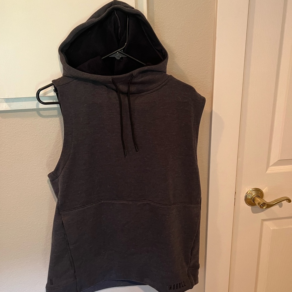 No bull sleeveless hoodie